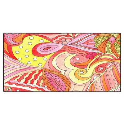 Rosie Brown Swirls Desk Mat - Deny Designs