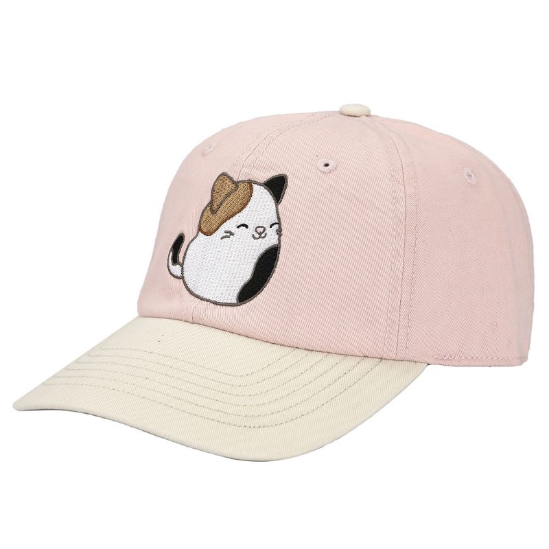 Squishmallows Cam The Cat Pink Traditional Adjustable Hat, 3 of 6