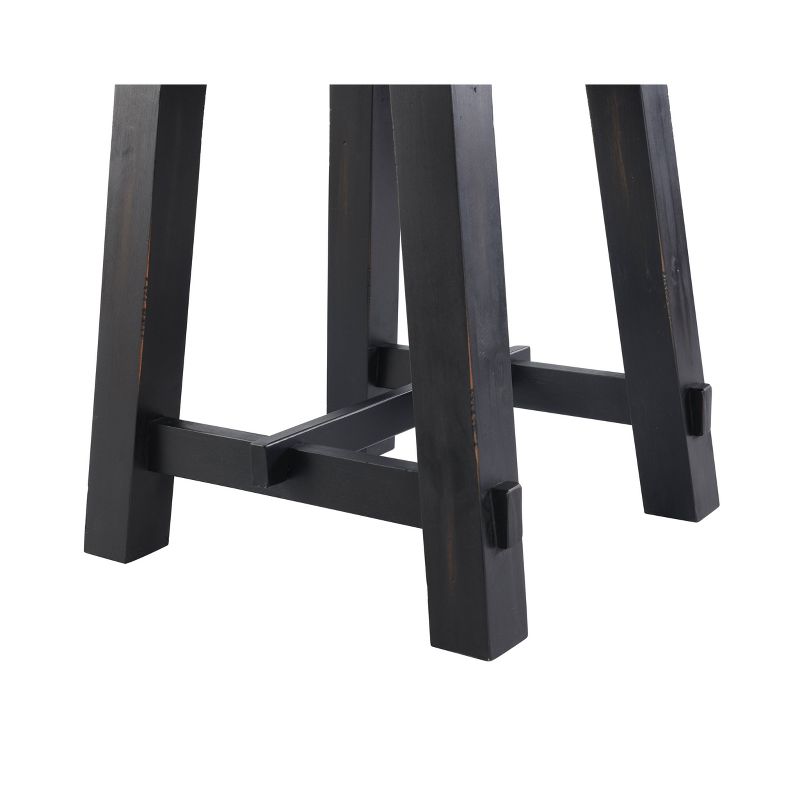 21&#34; Odin Solid Wood Side Table Black - Alaterre Furniture, 6 of 7