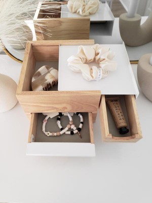 Mini Stowit Jewelry Box Natural/white - Umbra : Target