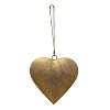 Royal Hampton Decorative Metal Heart Wall Decor Set of 3, Antique Gold Iron with Jute Hanging Rope, 12, 9.5, 7 Inches - 4 of 4