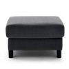 Beautyolove 27.5" Corduroy Upholstered Ottoman with Hidden Storage(Set of 2) - 2 of 4
