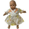 Doll Clothes Superstore Yellow Dress Fits 15-16 Inch Baby Dolls - 2 of 4