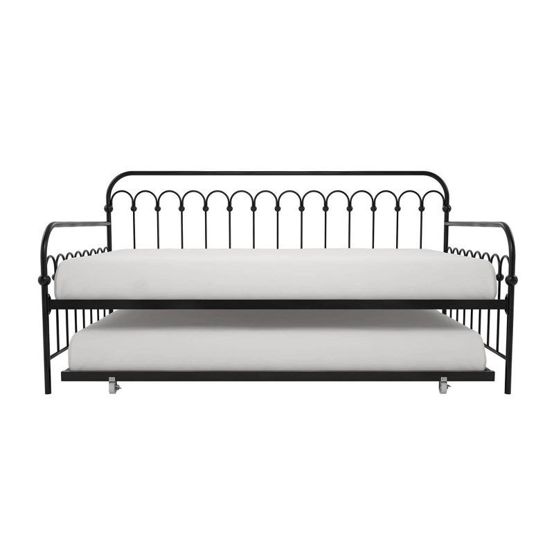Bright Pop Metal Daybed with Roll Out Trundle - Novogratz, 4 of 14