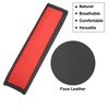 Unique Bargains Universal Seat Belt Shoulder Pad Car Safety Strap Covers Neck Mat for Comfortable Driving Faux Leather Hole 9.65"x2.56" 2 Pcs - 4 of 4