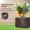 Resenkos Patio Planting Bed, Raised Garden Bed,Set of 2 Raised Garden Bed, Metal Planter Box with Safety Edging, Cream White - 2 of 4