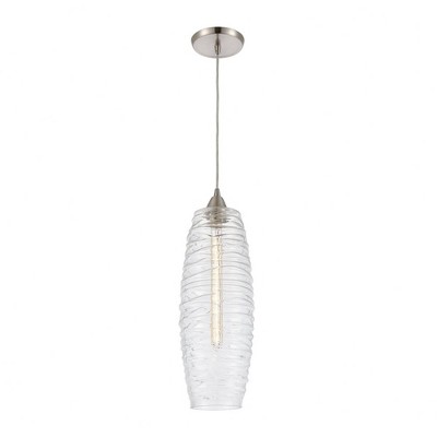 Elk Home Liz 1 - Light Pendant in  Satin Nickel