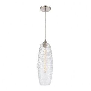 Elk Home Liz 1 - Light Pendant in  Satin Nickel - 1 of 4