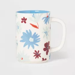 16oz Stoneware Floral Mug - Room Essentials™
