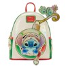 Loungefly Disney Lilo & Stitch - Stitch & Scrump Iridescent Holiday Ornament Mini Backpack - 2 of 4
