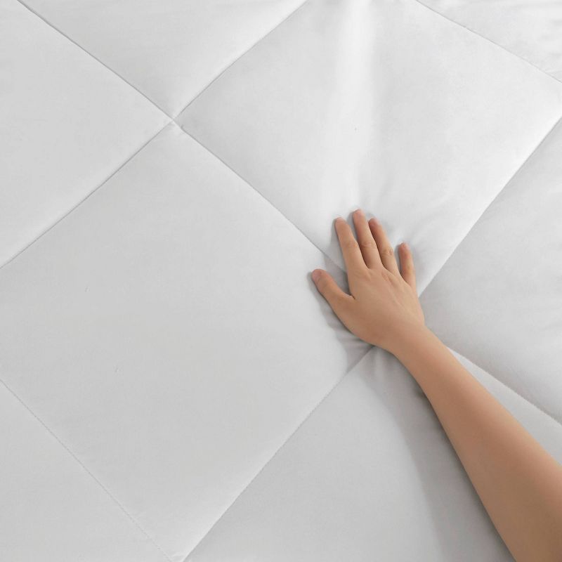Oversized Down Alternative Comforter with HeiQ Smart Temp Treatment Duvet Comforter Insert, 5 of 10