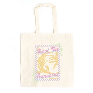 City Creek Prints Lost In Sunshine Canvas Tote Bag - 15x16 - Natural - 1 of 2