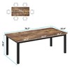 78 Inch Home Office Desk, Industrial Computer Desk, Laptop Desk Study Work Writing Table - 2 of 4