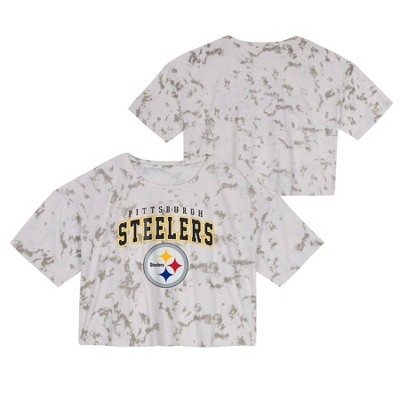 Handmade Pittsburgh Steelers Tie Dye Women Small T Shirt NFL