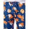 Seven Times Six Cowboy Bebop Anime Men's Ein the Corgi Data Dog Adult Lounge Pajama Pants Blue - 3 of 4