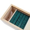 WE Games Wood Block Stacking Party Game That Tumbles Down when you play - Includes 12 in. Wooden Box and die - 3 of 4