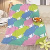 BAFODE Printed Flannel Blanket-Soft, Warm, Lightweight for Couch,Office, Bed, Camping, Travel-Multi-Purpose Gift for All Seasons with Versatile Design - 2 of 4