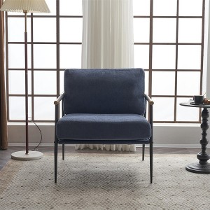 Modern Accent Chair Retro Leisure Armchair With Extra Soft Padded Cushion Arm Chairs Seats Living Room Furniture,30.12in(2.51ft) - 1 of 4