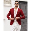 COOFANDY Men's Blazer Casual Sport Coats Slim Fit One Button Suit Jacket Lightweight Sports Jacket - 3 of 4