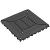 Syemin Carpet Tiles 44 Pieces Balcony Deck Tiles, DIY Interlocking Deck Floor Tiles for Poolside Balcony, Backyard, Gray, 12"*12"*0.8" - 2 of 4
