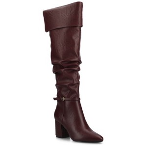Journee Women's Floretta Over-the-Knee Boots - 1 of 4