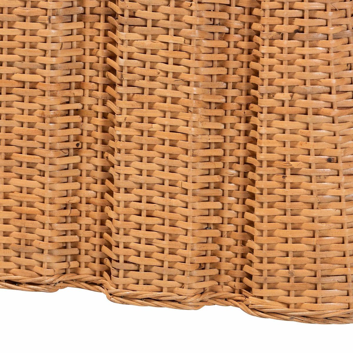 bali & pari Andrea Natural Rattan End Table Light Honey - thumbnail 7