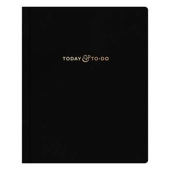 Day Designer 2023-24 Academic Teacher Lesson Planner 8"x10" Non-Dated Weekly/Monthly Faux Leather Black