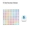 Unique Bargains Office Home Warehouse Self-Adhesive Reflective Sticker 10 Sheets - 2 of 4