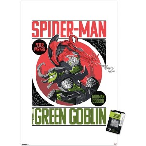 Trends International Marvel: Marvel Vs - Spider-Man vs The Green Goblin Unframed Wall Poster Prints - 1 of 4