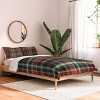 Deny Designs Full/Queen Avenie Vintage Christmas Plaid Comforter and Pillow Sham Red - 2 of 4