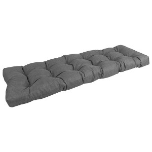 Blazing Needles, 55-inch by 19-inch Tufted Solid Outdoor Spun Polyester Loveseat Cushion - 1 of 3