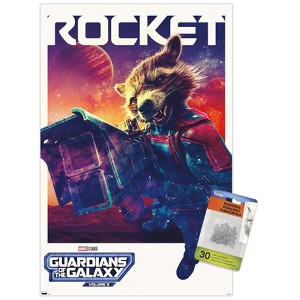 Trends International Marvel Guardians of the Galaxy Vol. 3 - Rocket One Sheet Unframed Wall Poster Prints - 1 of 4