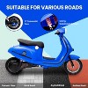 Electric Moped Scooter for Kids, 24V Kids Ride on Motorcycle, Max Up to 14MPH, with Rear Brake, LED Light, for Kids/Teens 8-12 - 4 of 4