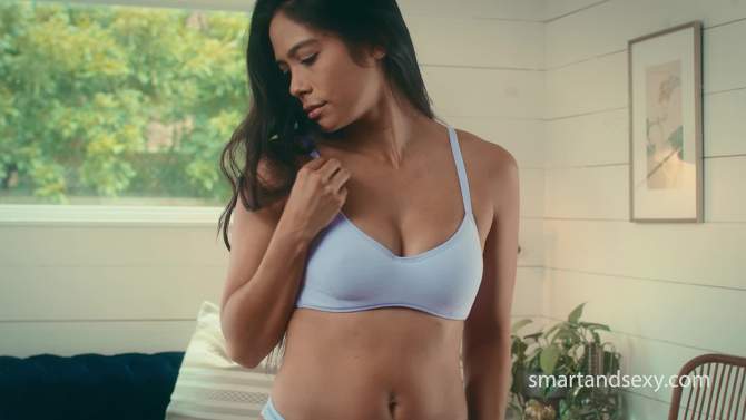 Smart & Sexy Women's Oversized Graphic V-Neck Sleep Shirt, 2 of 8, play video