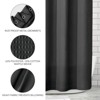 mDesign Cotton Waffle Weave Fabric Shower Curtain - image 4 of 4