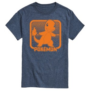 Men's - Pokémon - Retro Synthwave Charmander Short Sleeve Graphic T-Shirt - 1 of 4