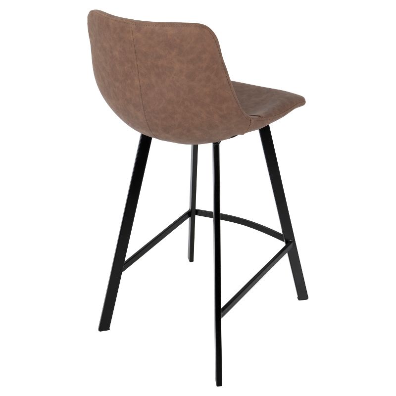 Set of 2 26" Outlaw Industrial Counter Height Barstool - Lumisource, 5 of 12