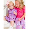 RuffleButts Toddler Girls Ruched Bow Leggings - 3 of 3