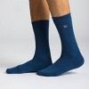 Always Warm by Heat Holders Men's Warm 3pk Crew Socks - Navy 7-12