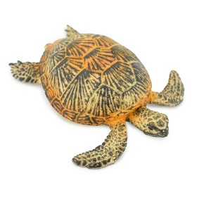 Collectible Wildlife Gifts | Turtle, Green Sea Turtle, Museum Quality, Hand Painted, Rubber Reptile, Realistic Toy Model, Gift,   3"   CH310 BB130 - 1 of 4