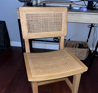 Tormod store Backed Cane Knock Down Dining Chair Natural - Proiect 62™M