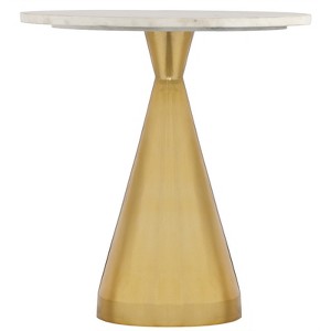 Meridian Furniture Emery White Marble End Table - 1 of 4