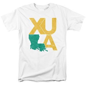 Men's Xavier University of Louisiana Official Distressed Primary Logo T-Shirt - 1 of 4