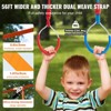 VEVOR Ninja Warrior Obstacle Course for Kids, 2 x 56 ft Weatherproof Slacklines, 500lbs Weight Capacity Monkey Line, Outdoor Playset Equipment - 4 of 4