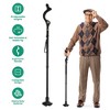 iMountek "Posture Walking Cane for Men & Women, Collapsible, Heavy Duty, 10 Adjustable Heights for Hiking" Black - 4 of 4
