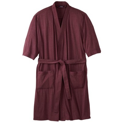KingSize Men's Big & Tall Cotton Jersey Robe