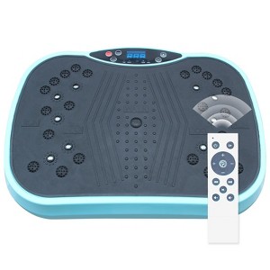 NAYSAYE Exercise Trainer Vibration Plate Fitness Platform for Home Training and Weight Loss, Black and Blue, 17.72"*12.2"*11.24" - 1 of 4