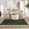 Machine Washable Vintage Rug with Non-Slip Backing, Stain-Resistant Low-Pile Floor Cover for Living Room, Bedroom & Kids Room - 3 of 4
