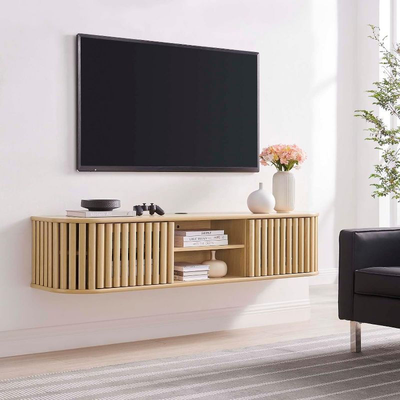 Modway  StoreFortitude 63 Inch Wall-Mounted TV Stand, 2 of 3