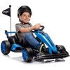 Jojoka 24V Drift Go Kart for Kids, Electric Ride on Car with Adjustable Seat & Two Motors, 7.5MPH Drifting Racing Toy - 4 of 4